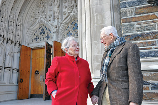 Sylvia and Ned Arnett, longtime parishioners at Duke Chapel, said they welcome the Chapel's restoration in order to preserve the historic building for future worshippers.
